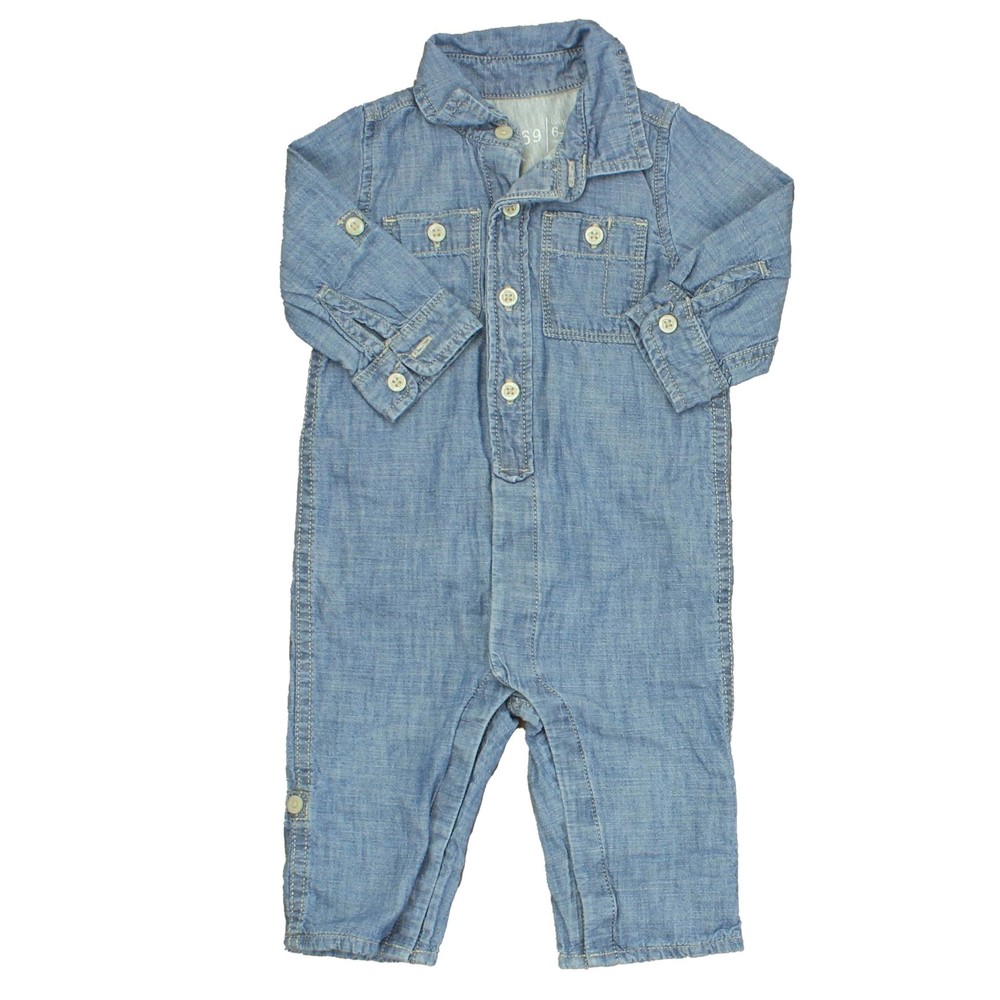 Gap Boys Blue | Grey Long Sleeve Outfit size: 6-12 Months